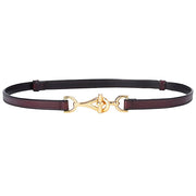 PLISSÉ COPENHAGEN Gina Belt Dark Brown